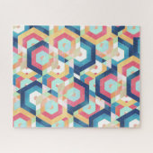 Modernes geometrisches abstraktes Muster Puzzle (Horizontal)