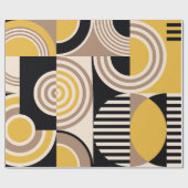 Modernes geometrisches abstraktes Muster. Vintages Geschenkpapier (Flach)