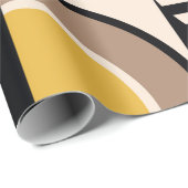 Modernes geometrisches abstraktes Muster. Vintages Geschenkpapier (Rolleneckpunkt)
