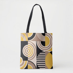 Modernes geometrisches abstraktes Muster. Vintages Tasche