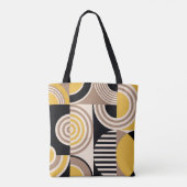 Modernes geometrisches abstraktes Muster. Vintages Tasche (Rückseite)