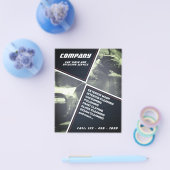 Modernes geometrisches Autowaschen und Details Flyer (Einzeln)