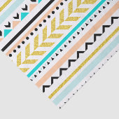 Modernes geometrisches Azteendesign Seidenpapier (Ausschnitt)