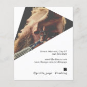 Modernes geometrisches Bild Flyer (Hinten)