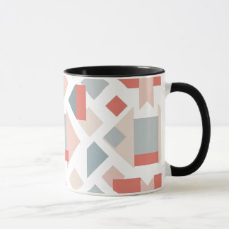 Modernes geometrisches Bild mit Formen und Farben Tasse