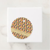 Modernes geometrisches Brautparty Geschenkanhänger (Beispiel)