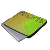 Modernes geometrisches Configurative Foto mit Laptopschutzhülle (Vorne Knopf)