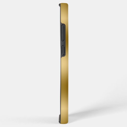 Modernes geometrisches Design aus Gold und Schwarz Samsung Galaxy Hülle (Rechte Seite)