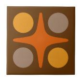 Modernes geometrisches Design der Sternexplosion M Fliese (Vorderseite)