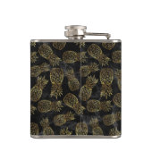 Modernes geometrisches Design Flachmann (Rückseite)