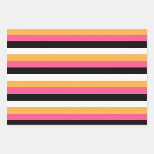 Modernes geometrisches Design Geschenkpapier Set (Vorderseite 3)