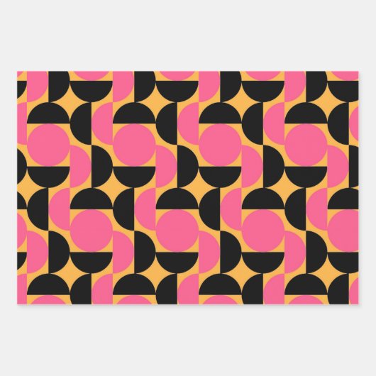 Modernes geometrisches Design Geschenkpapier Set (Vorderseite 2)