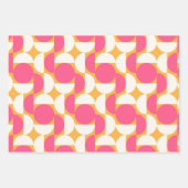 Modernes geometrisches Design Geschenkpapier Set (Vorderseite)