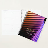 Modernes geometrisches Design, Goldname, Jahr(e) Planer (Anzeige)