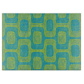 Modernes geometrisches Design Mitte des Jahrhunder Schneidebrett (Vorderseite)