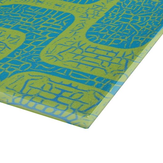 Modernes geometrisches Design Mitte des Jahrhunder Schneidebrett (Ecke)