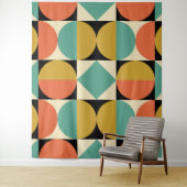 Modernes geometrisches Design Mitte des Jahrhunder Wandteppich (Beispiel)