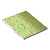 Modernes, geometrisches Design Notepad Notizblock (angewinkelt)