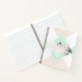 Modernes geometrisches Design Notizblock (Innenseite)