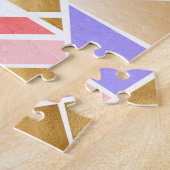 Modernes geometrisches Design Puzzle (Seite)