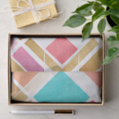 Modernes geometrisches Design Seidenpapier (Geschenk)