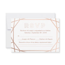 Modernes geometrisches, Diamant geformtes Hochzeit