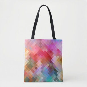 Modernes geometrisches Diamantmuster #10 Tasche