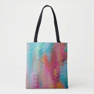 Modernes geometrisches Diamantmuster #20 Tasche