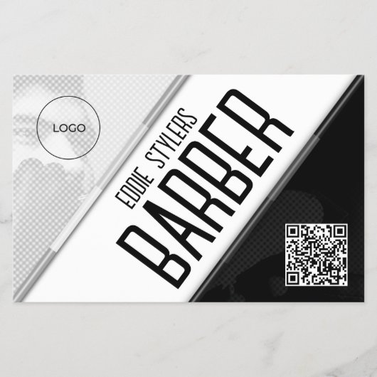 Modernes geometrisches Fett Flyer (Vorne)