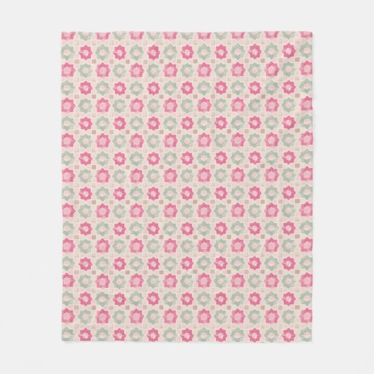 Modernes geometrisches Fleece Blanket - stilvoll u (Vorderseite)