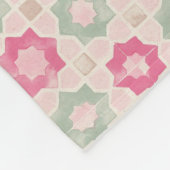Modernes geometrisches Fleece Blanket - stilvoll u (Ecke)