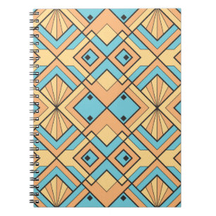 modernes geometrisches Fliesenmuster. Abstrakt Art Notizblock