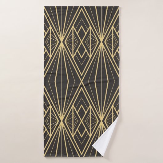 Modernes geometrisches Fliesenmuster Badehandtuch (Badehandtuch)
