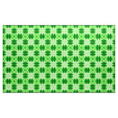 Modernes geometrisches Fliesenmuster Smaragdgrün Stoff (Yard (91,4 cm))