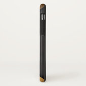 Modernes geometrisches Gold und schwarzer Hintergr Case-Mate iPhone Hülle (Hinten/Links)