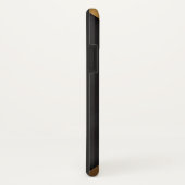 Modernes geometrisches Gold und schwarzer Hintergr Case-Mate iPhone Hülle (Hinten/Rechts)