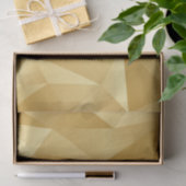 Modernes geometrisches Goldgewebe für Geschenkarti Seidenpapier (Geschenk)