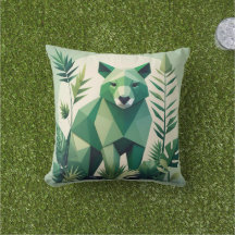 Modernes geometrisches Kissen