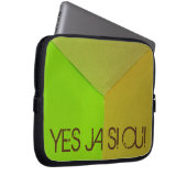 Modernes geometrisches konfiguratives Foto mit bel Laptopschutzhülle (Vorne Rechts)