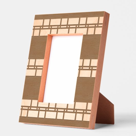 Modernes geometrisches Laserbild Geätzte Rahmen (Links)