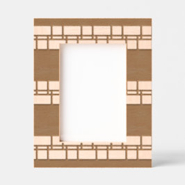 Modernes geometrisches Laserbild Geätzte Rahmen