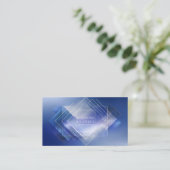Modernes geometrisches Logo Corporate Visitenkarte (Stehend Vorderseite)