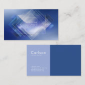 Modernes geometrisches Logo Corporate Visitenkarte (Vorne/Hinten)