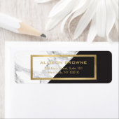 Modernes geometrisches Marmor/Schwarz und Imitate (Insitu)