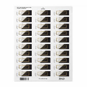 Modernes geometrisches Marmor/Schwarz und Imitate (Vorne)