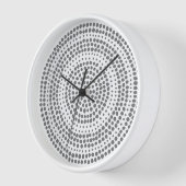 Modernes geometrisches Minimalistisches Dot Uhr (Winkel)