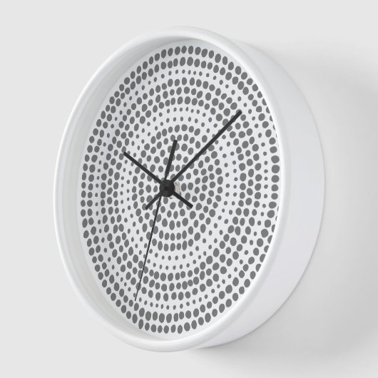 Modernes geometrisches Minimalistisches Dot Uhr (Winkel)