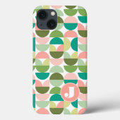 Modernes geometrisches Mit Monogramm iPhone/iPad-G Case-Mate iPhone Hülle (Rückseite)