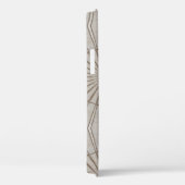 Modernes geometrisches Mit Monogramm Sleek Stilbra Case-Mate iPhone Hülle (Rückseite / Rechts)