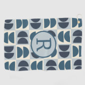Modernes geometrisches Mittelalter Golfhandtuch (Horizontal)